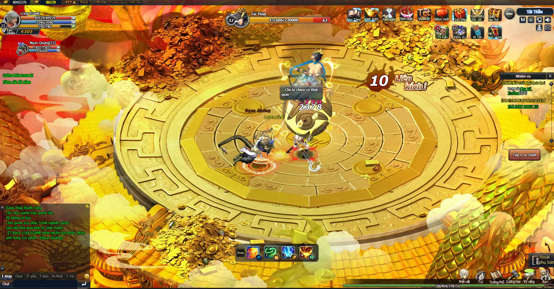 Webgame [ Đấu Chiến Thần ] Offline - Việt Hóa - Tool GM Nạp Tiền - LouLx Game-LouLx Game