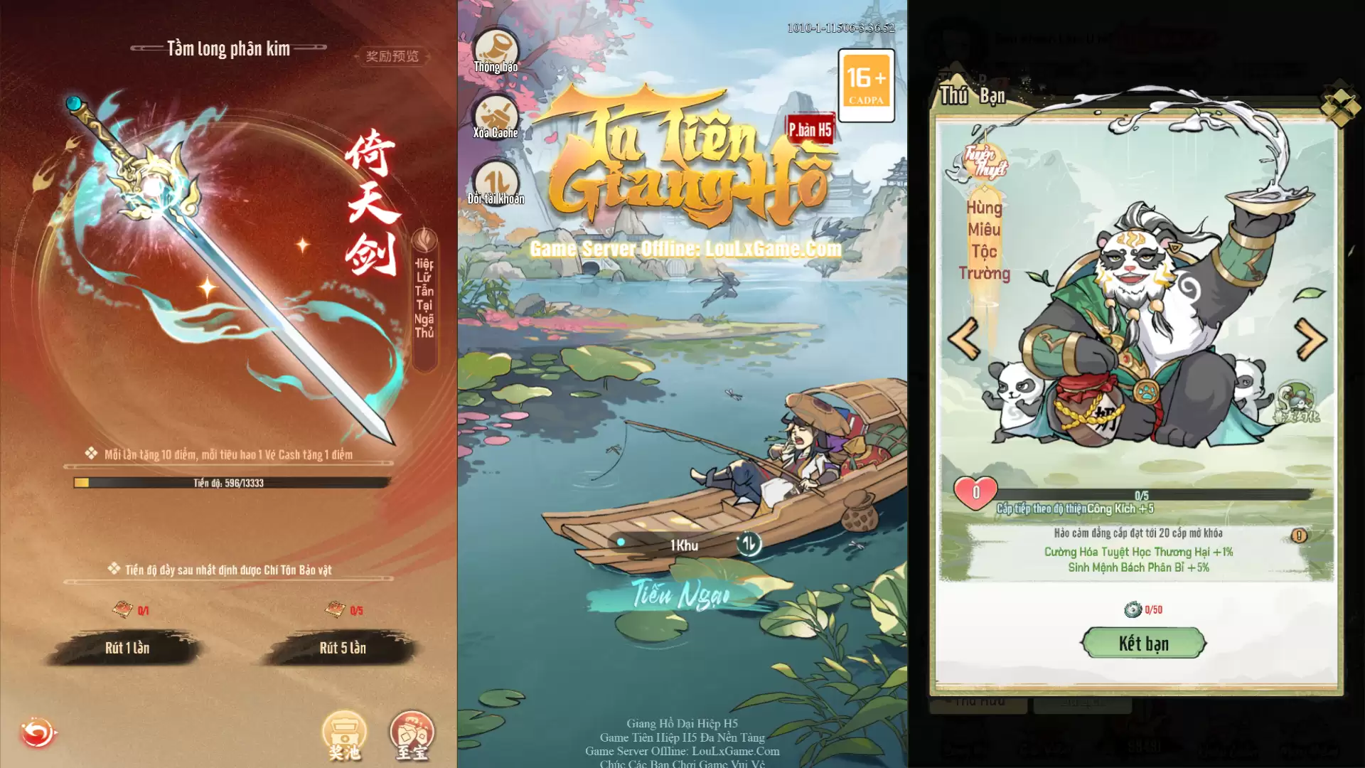 Tu Tiên Giang Hồ H5 Online - Việt Hóa - Máy Chủ Linux - Tool GM - Hướng Dẫn Cài Đặt Online - LouLx Game-LouLx Game