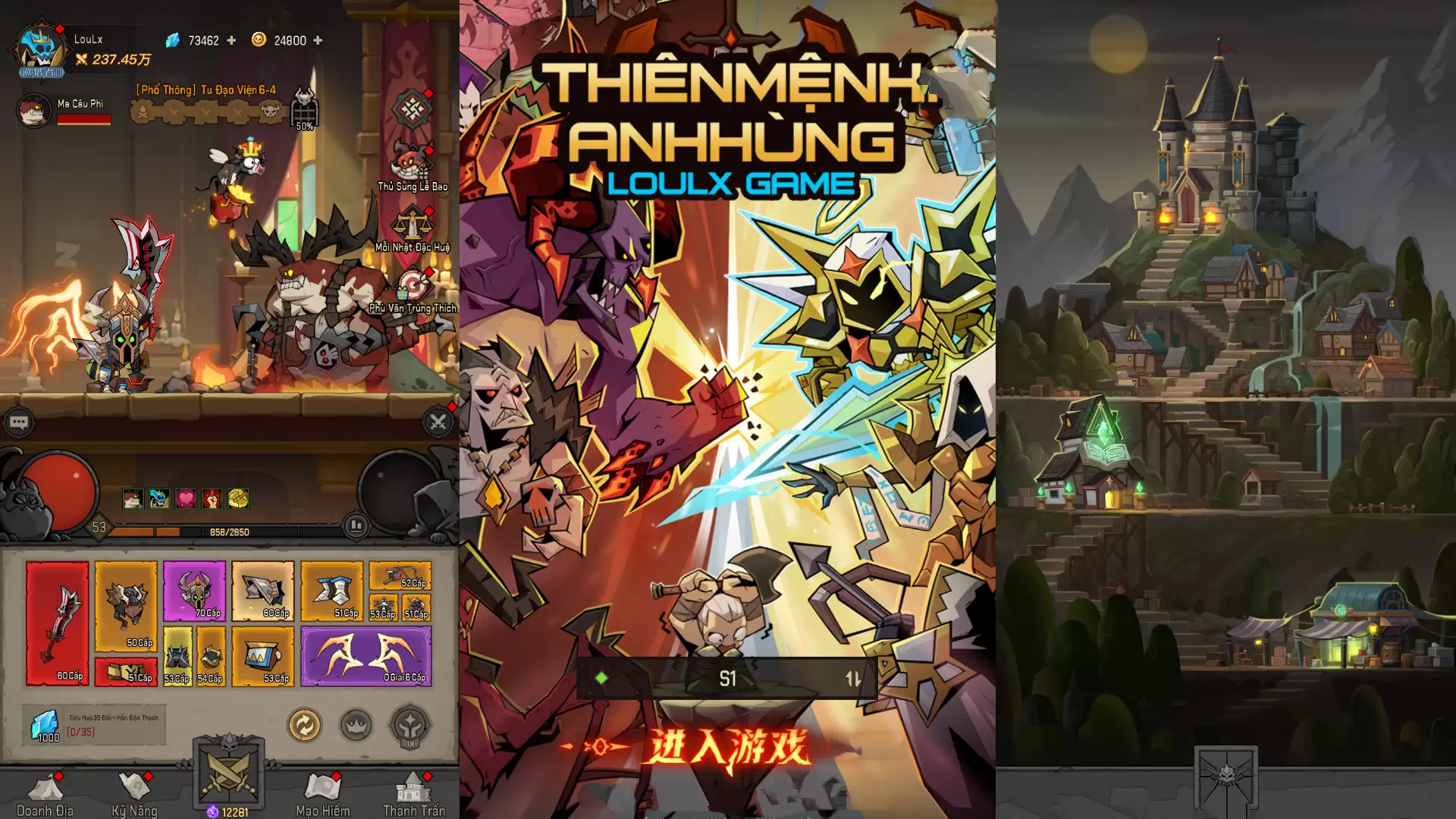 Thiên Mệnh Anh Hùng Mobile Offline - Việt Hóa - Android/iOS - GM - LAN - LouLx Game-LouLx Game
