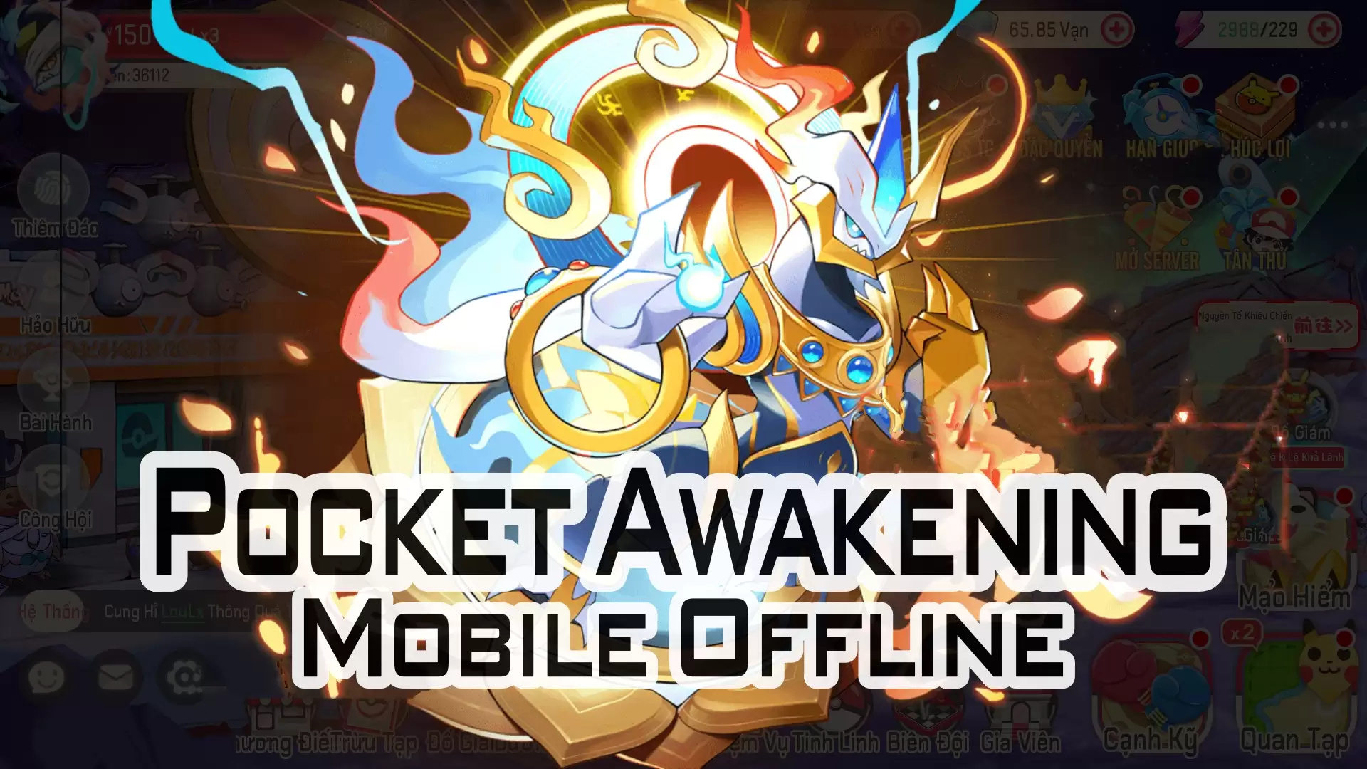Pocket Awakening Mobile Offline - Siêu Mộng XY - Việt Hóa - Tool GM - LAN - LouLx Game-LouLx Game
