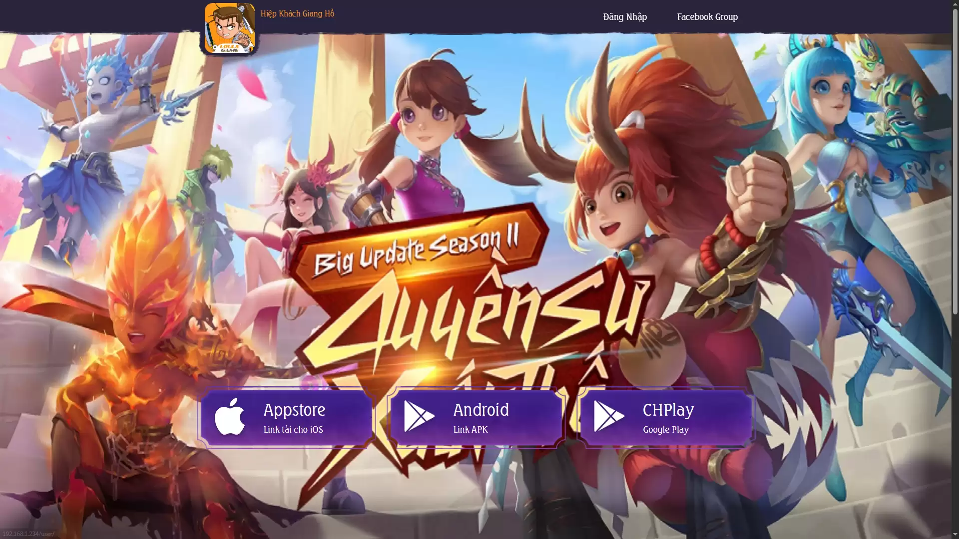 Hiệp Khách Giang Hồ Mobile Online - 8 Phái - Website User - Admin Panel - Máy Chủ Win - Giftcode - Webshop - Hướng Dẫn Cài Đặt Online - LouLx Game-LouLx Game