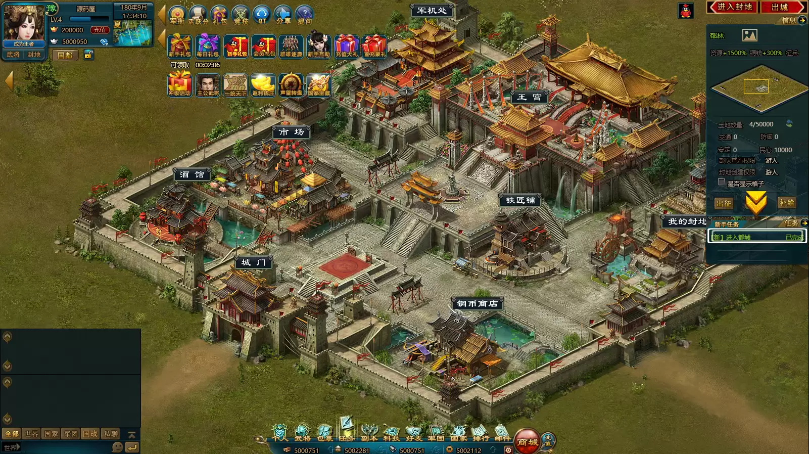 Webgame Vương Triều Bá Nghiệp Online - Tool Nạp Tiền - Máy Chủ Linux - Hướng Dẫn Cài Đặt Online - LouLx Game-LouLx Game